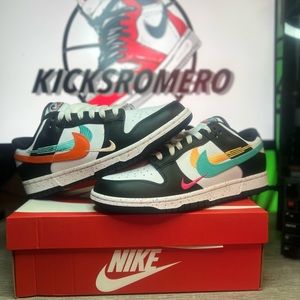 DUNK LOW MULTIPLE SWOOHES